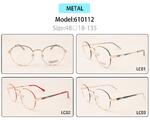 Metal eyeglasses frame for kids with spring hinges Nano Bimbo 610112 (item in stock)