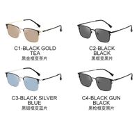 Очки металлические фотохромные с защитой от синего света 9660-GT