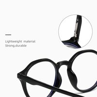 Очки полигональные пластиковые TR90 с защитой от синего света Blue Block 6005-KZ