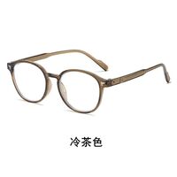Photochromic plastic glasses with protection Blue Cut KY009变色平光