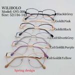 Оправа металлическая ультратонкая женская с флексом Wilibolo G95-308