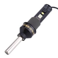 Фен строительный (термофен) с регулируемой температурой + 4 насадки 8018LCD