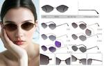 Polarized metal sunglasses for women Leke LK34042