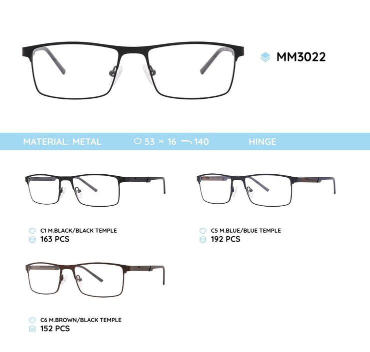 Оправа для очков металлическая мужская MM3022