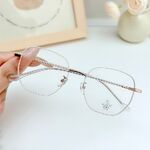 Оправа металлическая с линзами Blue Ray Cut MAMO H5907