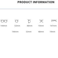Очки пластиковые TR90 с защитой от синего света Blue Block FENQI F80766