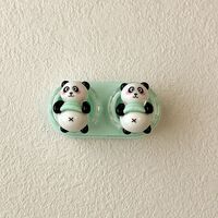 Mini soft contact lens kit retractable W-CT51熊猫