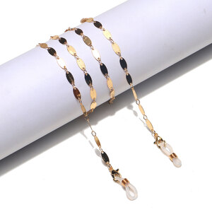Non-slip metal golden glasses chain GL1215