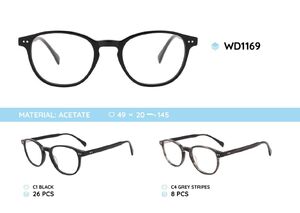 Plastic frames for glasses acetate material WD1169