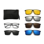 El Dorado frames with polarized sunshades set (clip-on) on magnet 2339T (5 pieces) 