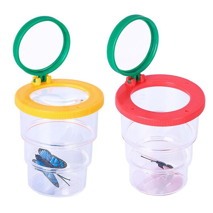 Magnifying glass for observing insects and animals 20181, diameter: 50 mm, 45 mm, magnification: 8X, 5X