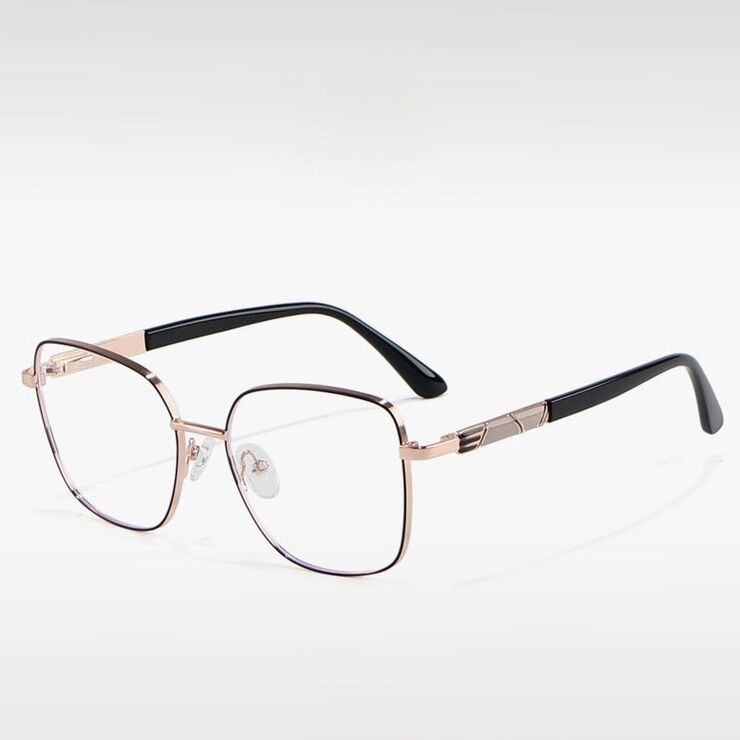 Metal frame MAMO with Blue Ray Cut protection lenses and flex F97015