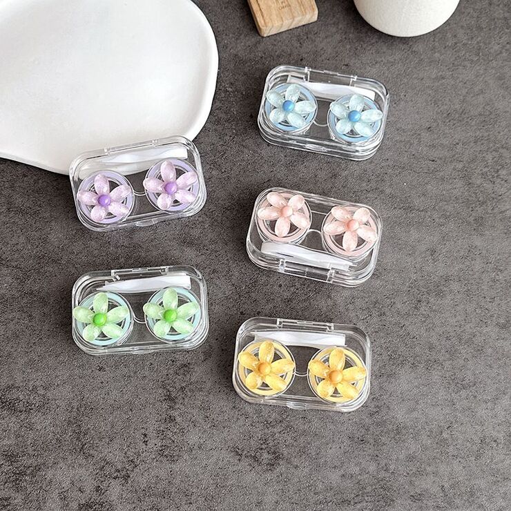 Мини-набор для мягких контактных линз W806透明五水滴花