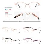 Nylor metal frames for glasses with spring hinges Big City RD9013