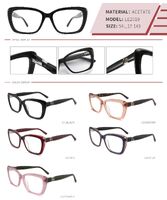 Plastic acetate frame with spring hinges LE2019-DA