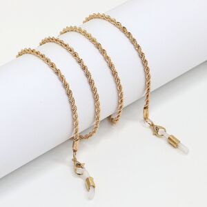 Gold-colored metal non-slip chain, for glasses and masks GL1011