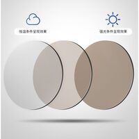 Очки металлические фотохромные с защитой от синего света 9662-GT