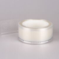 Липкий сегмент (липучки, слиперы, противоскользящие накладки) для линз, прозрачный с серебряным краем, полиэтилентерефталат, 1000 штук