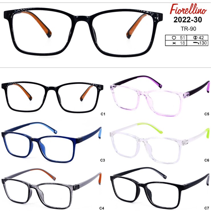 Eyeglasses frames for kids TR-90 plastic Fiorellino 2022-30