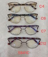 Metal frame for glasses with spring hinges for women 5841C
