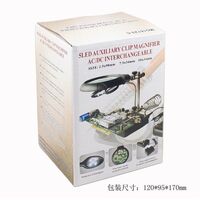 Tabletop multifunctional magnifying glass with backlight 16129-C-XX, magnification: 2,5X, 7,5X, 10X