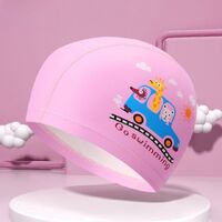 Polyvinylchloride waterproof swimming cap for kids 儿童PU帽-YU
