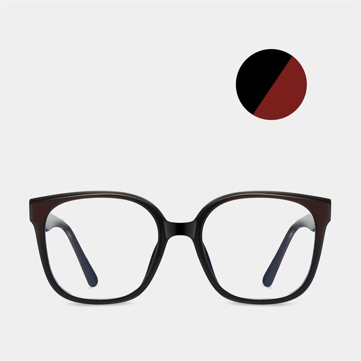 TR90 plastic frame or glasses with blue light protection, with spring hinges FA87214