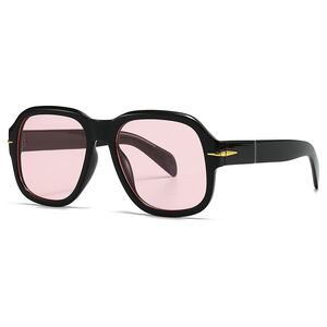 Plastic sunglasses in retro square frame Elit 9273-EL-1