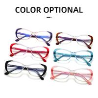 Plastic frame with anti-blue light protection lenses, with spring hinges Elit 6577-EL