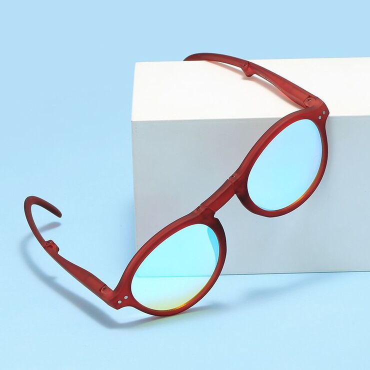 Blue Block plastic glasses with blue light protection for colorblind people, folding, with case KY5105-4色盲