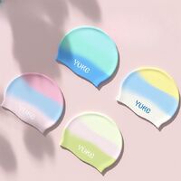 Шапочка для плавания силиконовая водонепроницаемая детская GJ567-YU