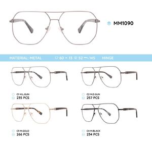 Metal men's frame for glasses MM1090