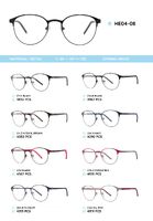 Metal frame with temples made of TR-90 material HE04-08