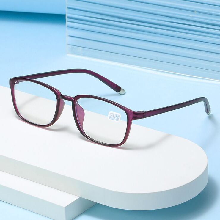 Plastic TR90 glasses for myopia, with Blue ray cut protection, diopters from 0.00 to -6.00, RMC=62-64, KY8011近视