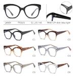 Очки защитные пластиковые TR90+CP с защитой от синего света Landi LD-TR5023