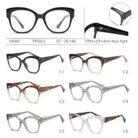 Protective plastic TR90+CP glasses with anti-blue light lenses Landi LD-TR5023