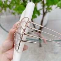 Оправа комбинированная (металл + TR90) с линзами Blue Ray Cut и флексами MAMO F93037