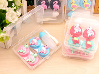 Мининабор с контейнерами для хранения контактных линз XF-35niao, 2шт