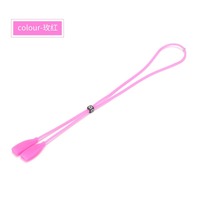 Шнурок-фиксатор для очков силиконовый 27 см, отверстие 3*5 мм