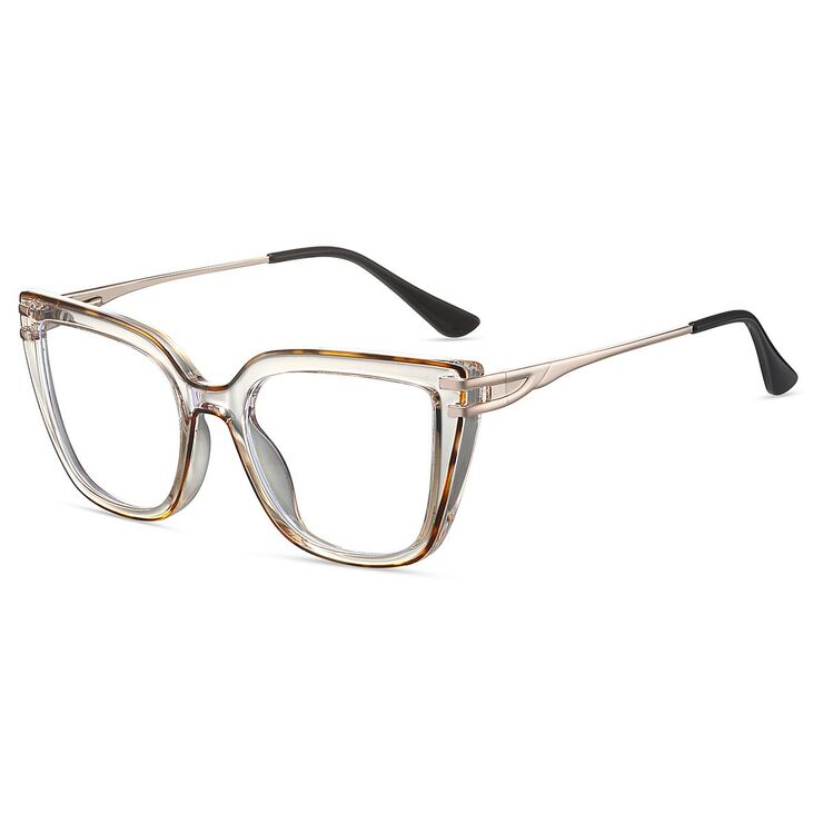 TR90 plastic frame or glasses with blue light protection, with spring hinges FA87314