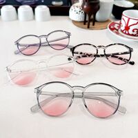 Plastic TR90 glasses with Blue ray cut protection, with case TR2069腮红-2