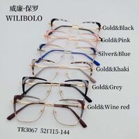 Metal + TR90 ultrathin women's frames with spring hinges Wilibolo TR3067