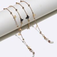 Металлическая нескользящая цепочка золотого цвета для очков и масок 8 видов GL1136111