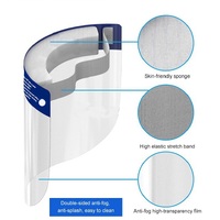 Transparent protective mask with elastic Face Shield