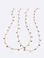 Модная цепочка для очков с разноцветными рисовыми бусинами GM150