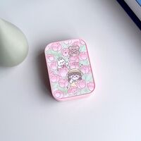 Набор для мягких контактных линз XY5052莲花熊兔女孩