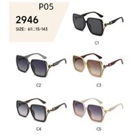 Polarized metal + TR90 sunglasses P05KY 2946