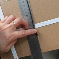 Шнурок для очков из натуральной кожи в индивидуальной упаковке, длина 73 см