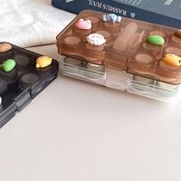 Набор для мягких контактных линз + 6 контейнеров для хранения JH007DIY六盒装