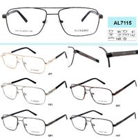 Metal steel eyeglass frame Allmilmo AL7115